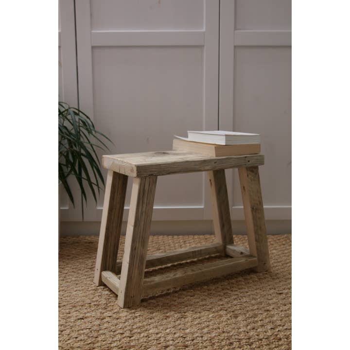 Milking Stool Reclaimed Wooden Furniture UK handmade for wholesale by Rose Brown Interiors