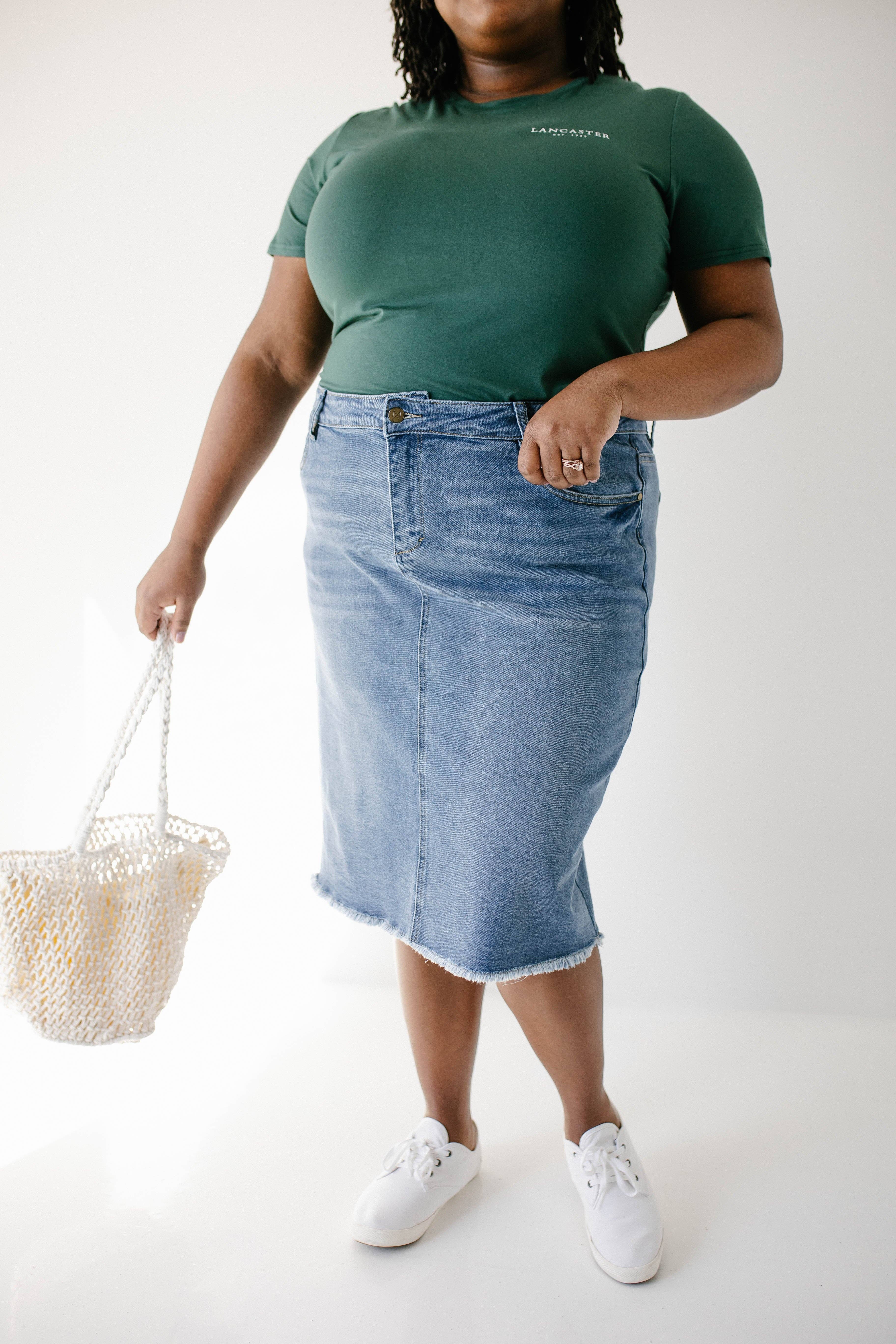 The Main Street Exchange - Wholesale Skirt - Women's - 'Nala' Distressed Denim Skirt16