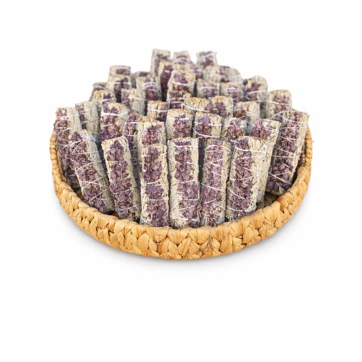 Picki Nicki - Wholesale Sage Bundle - White Sage & Dried Lavender Smudge Sticks Bulk, Handcrafted5