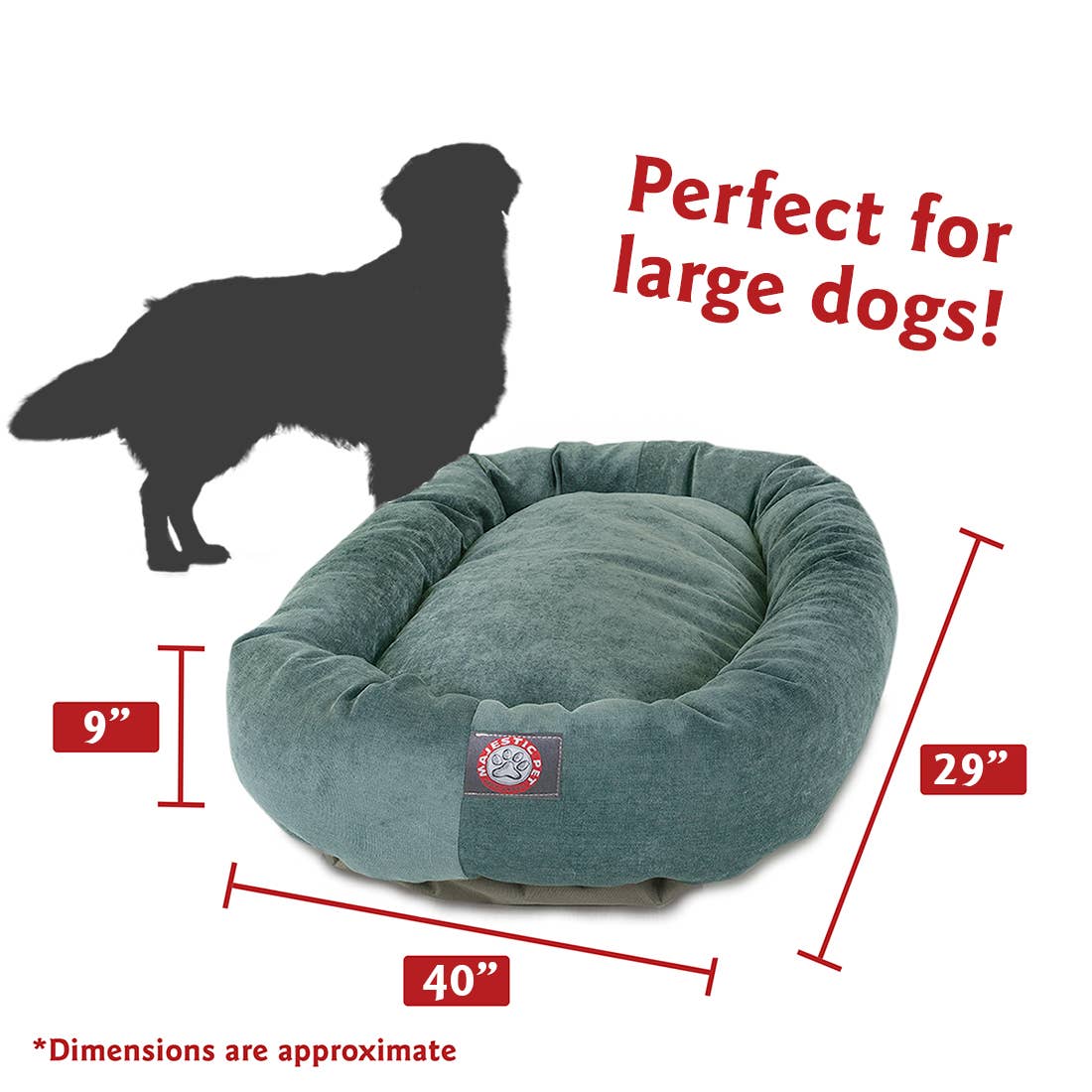 Majestic Pet Products - Vente Panier – chien - Panier pour chien Villa Bagel44