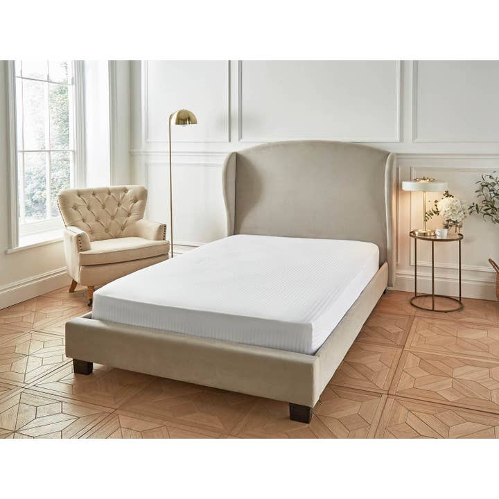 Liddell 400 TC Egyptian Cotton Striped Fitted Sheet for wholesale by Vision Linens