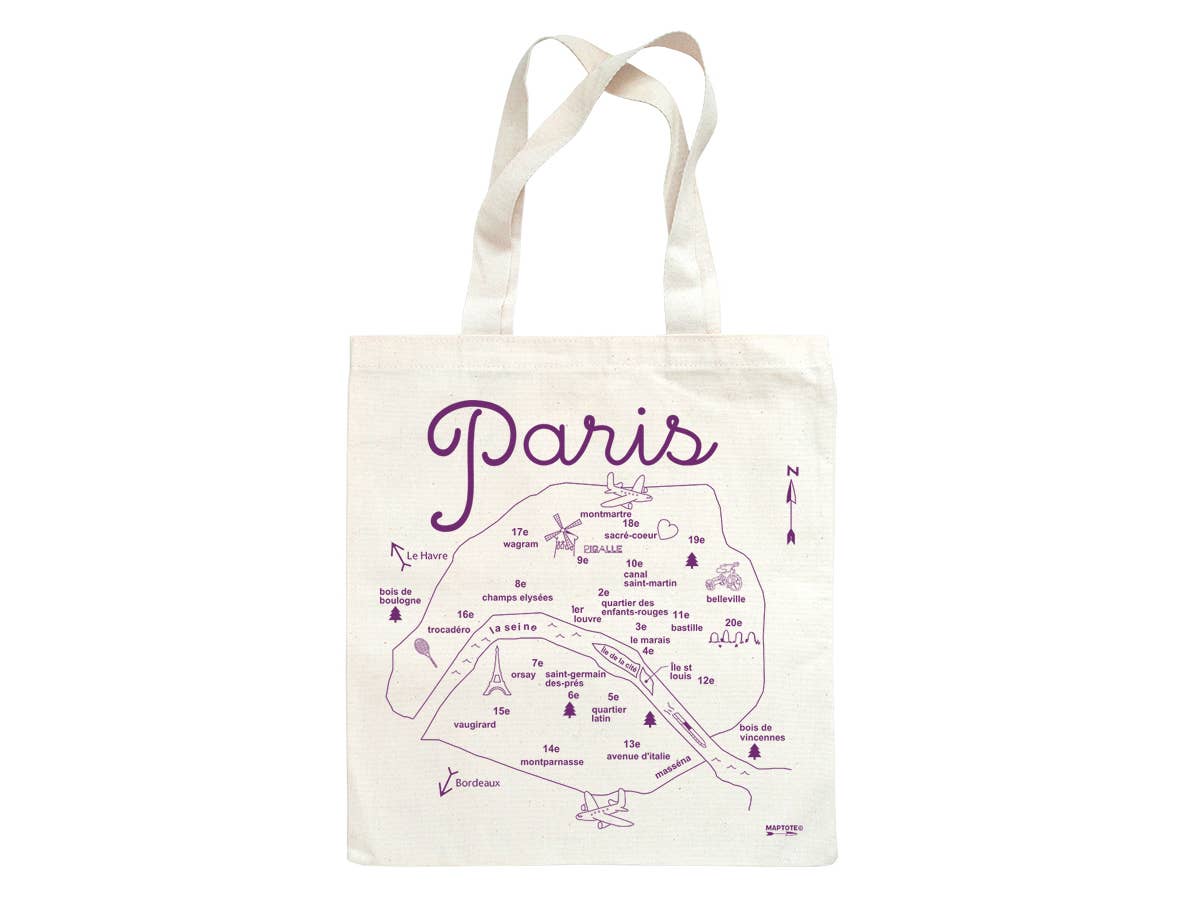 Maptote - Wholesale Tote Bag - Unisex - Paris Grocery Tote0