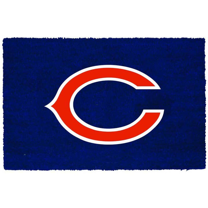 Full Colored Logo Door Mat, Chicago Bears for wholesale by The Memory Company