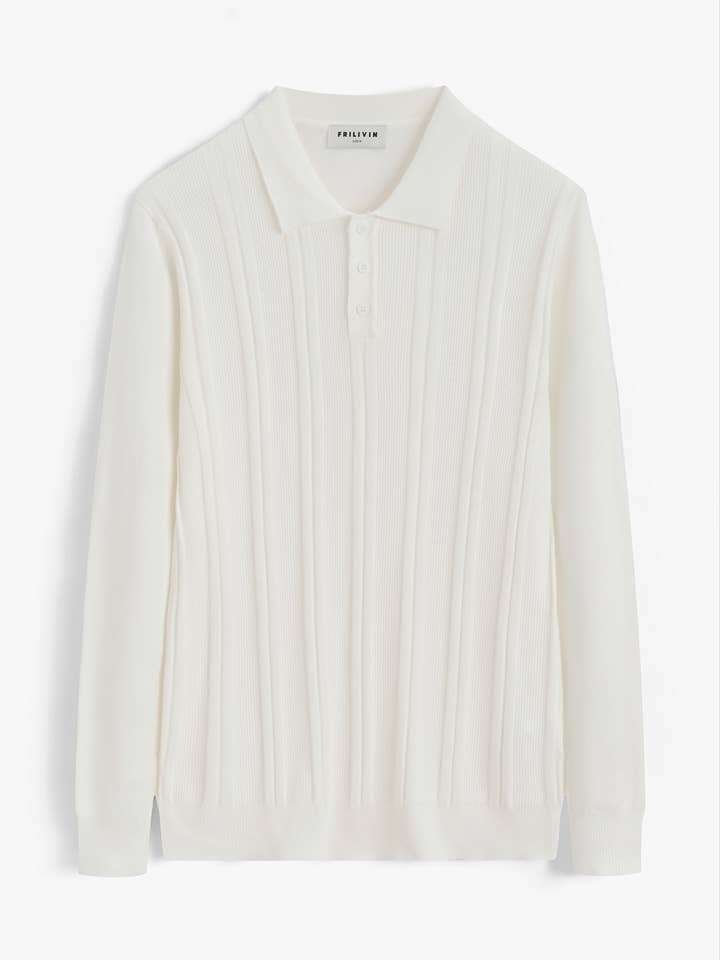 M653-15 Polo mit strukturierten Streifen für den Großhandel von Frilivin