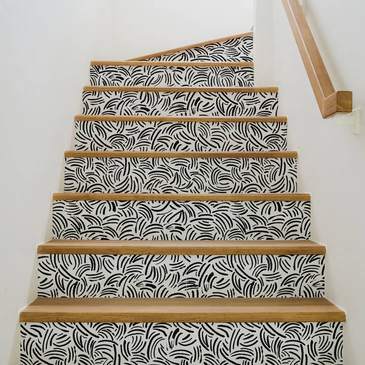 Tinta Papel pintado Markings para despegar y pegar, 28 pies cuadrados de venta al por mayor en Faire