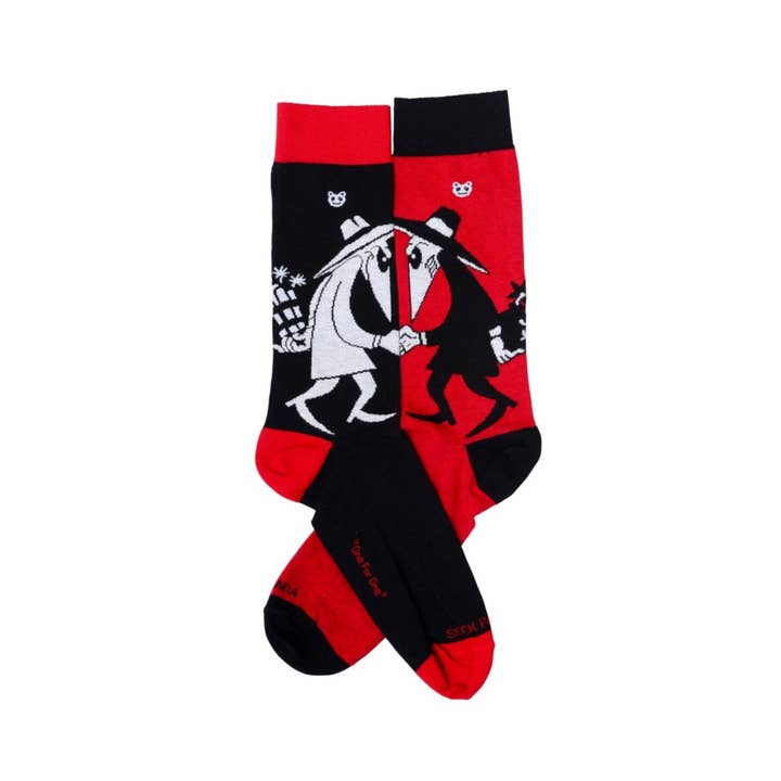 Chaussettes Spy (gauche/droite) de la marque Sock Panda pour la vente par Sock Panda