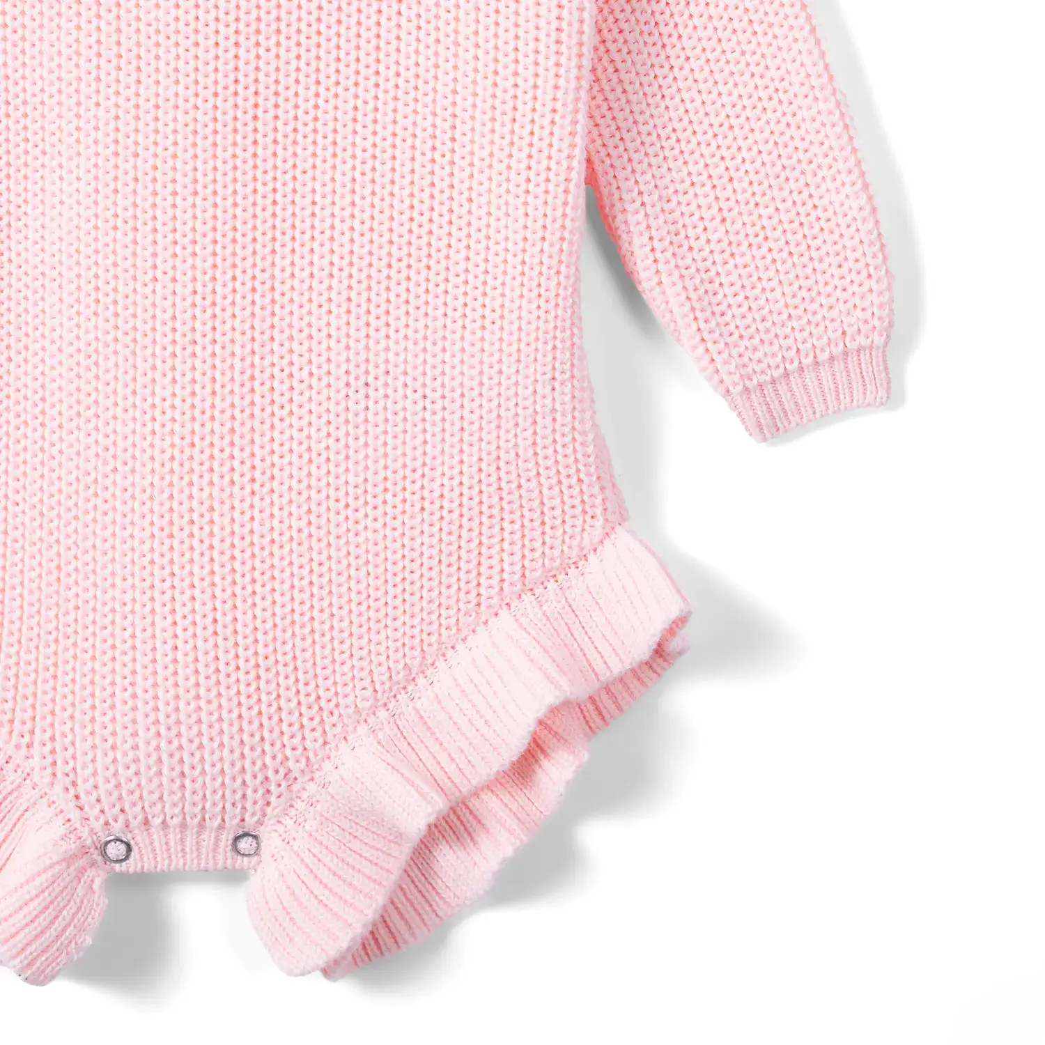 SwaddleAn - Wholesale Romper - Kids - 100% Cotton Ruffle Baby Girl Knit Romper 37