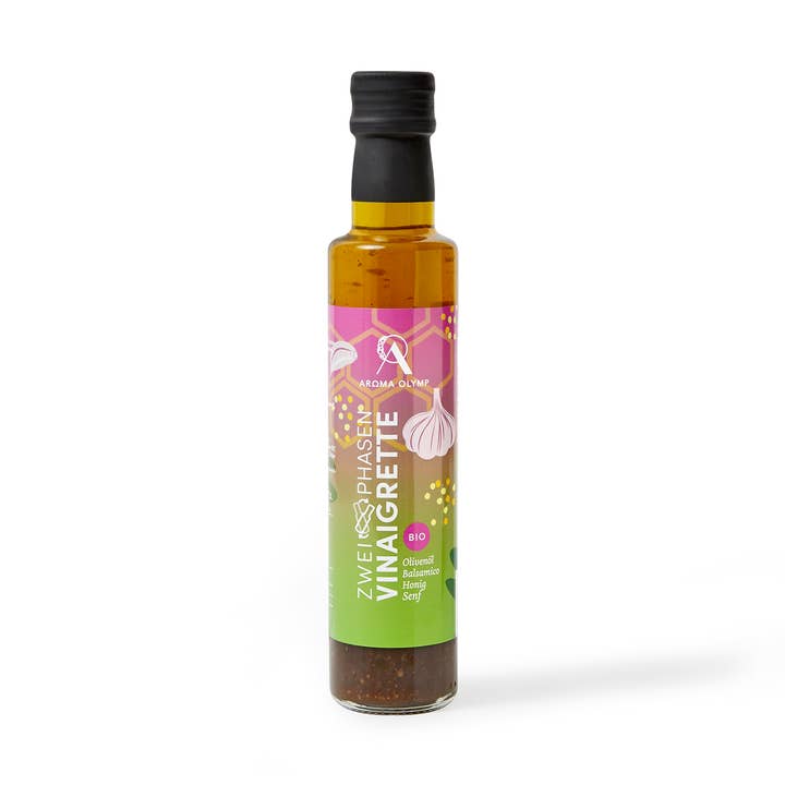Organic two-phase vinaigrette for wholesale by Aroma Olymp