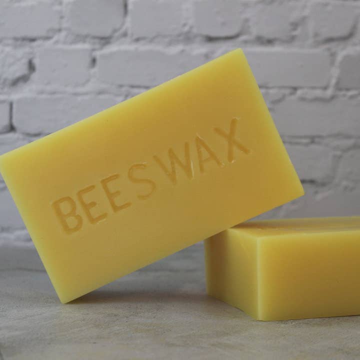 Bloque de cera de abeja pura de 1 libra para venta al por mayor de Happy Honey Bee Co.