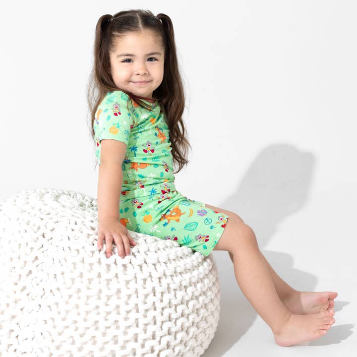 Bellabu Bear - Wholesale Sleepwear Set - Kids - Dora: Boots' Jungle Adventure Bamboo Kids Pajama Short Set