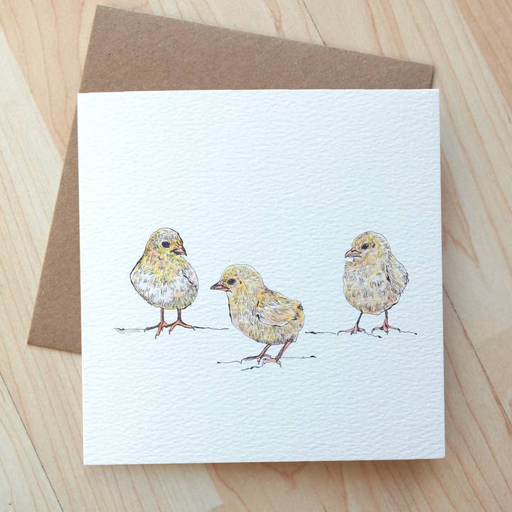 3 Little Chicks for wholesale by Sophie Pollard Design