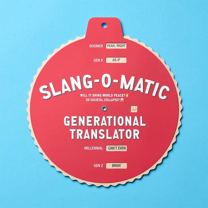 Dissent Pins - Wholesale Gag Gift/Novelty Gift - Slang-o-Matic Generational Translator