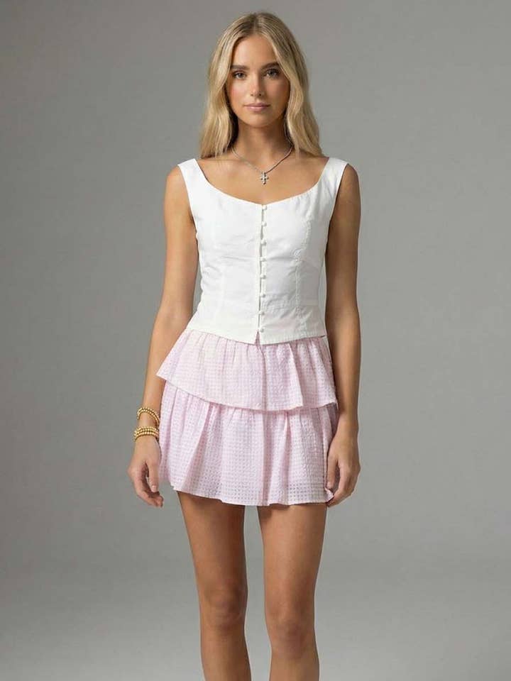 Posie Here We Go Again Skirt for wholesale by Meet me in Santorini