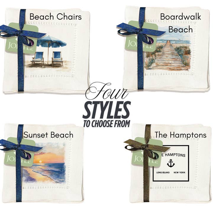 Tovaglioli con orlo a giorno - Costiero, quattro stili tra cui scegliere per la vendita all'ingrosso da parte di Jolitee