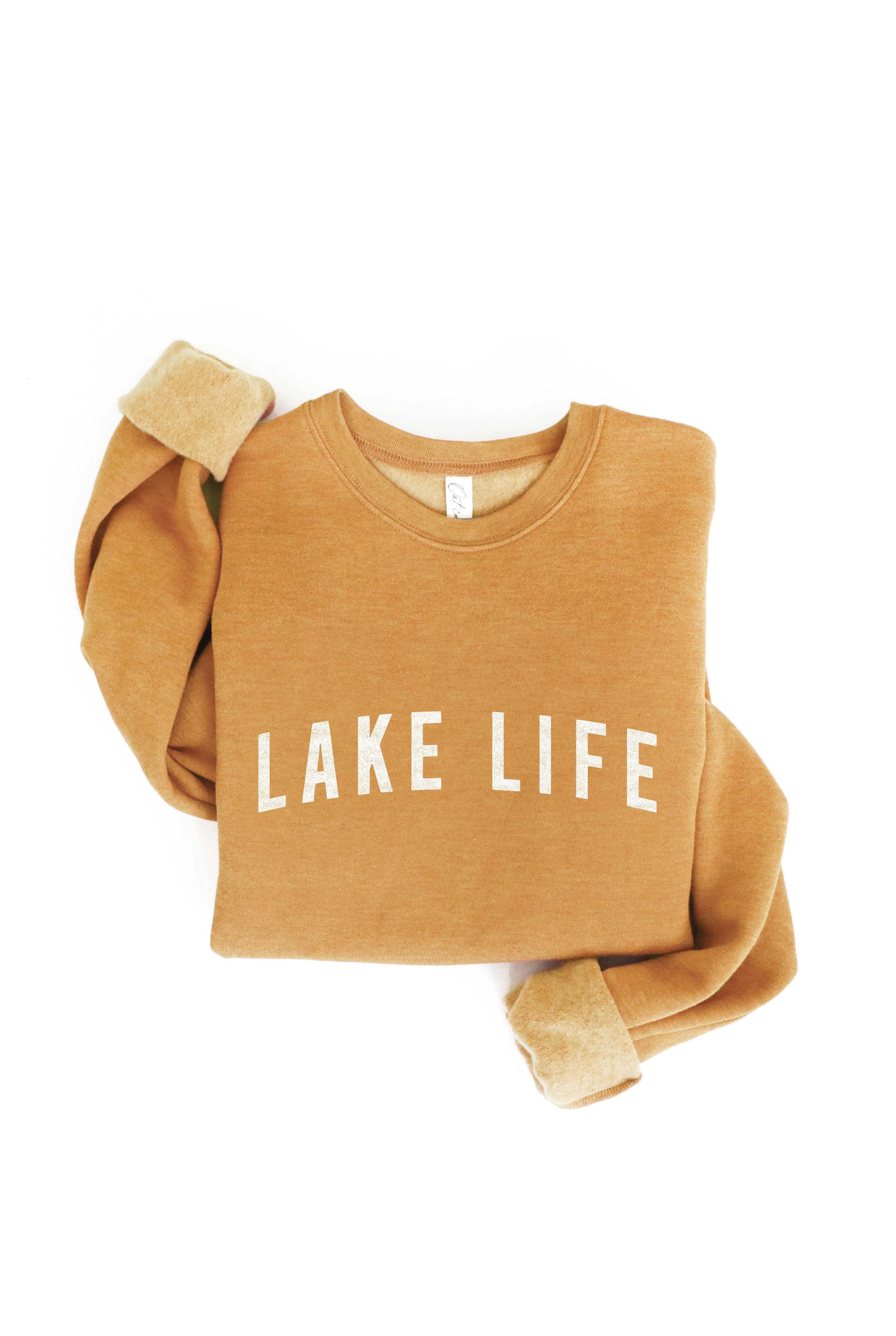 OAT COLLECTIVE - Wholesale Graphic Sweatshirt - Women's - LAKE LIFE Graphic Sweatshirt2