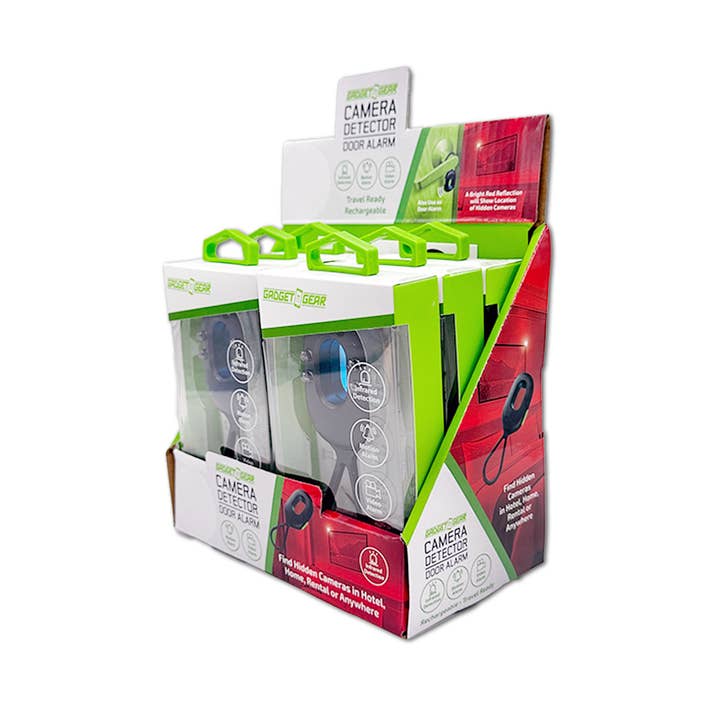 Novelty Brands - Wholesale Retailer Display - Home & Living - Gadget Gear Camera Detector Door Alarm Boxed - 6/Display5