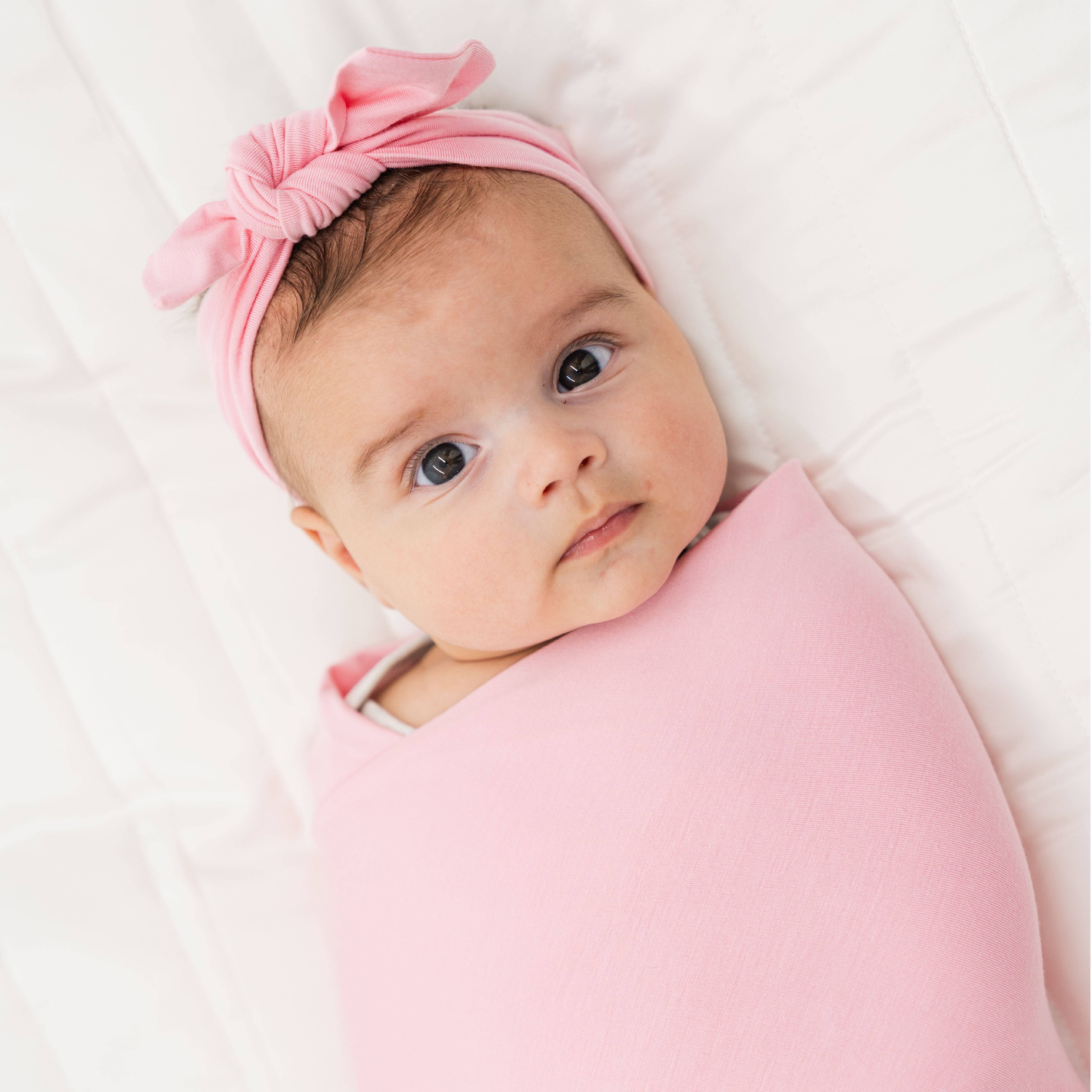 Bam & Stitch - Wholesale Swaddle - Baby - Pink Blossom Swaddle1