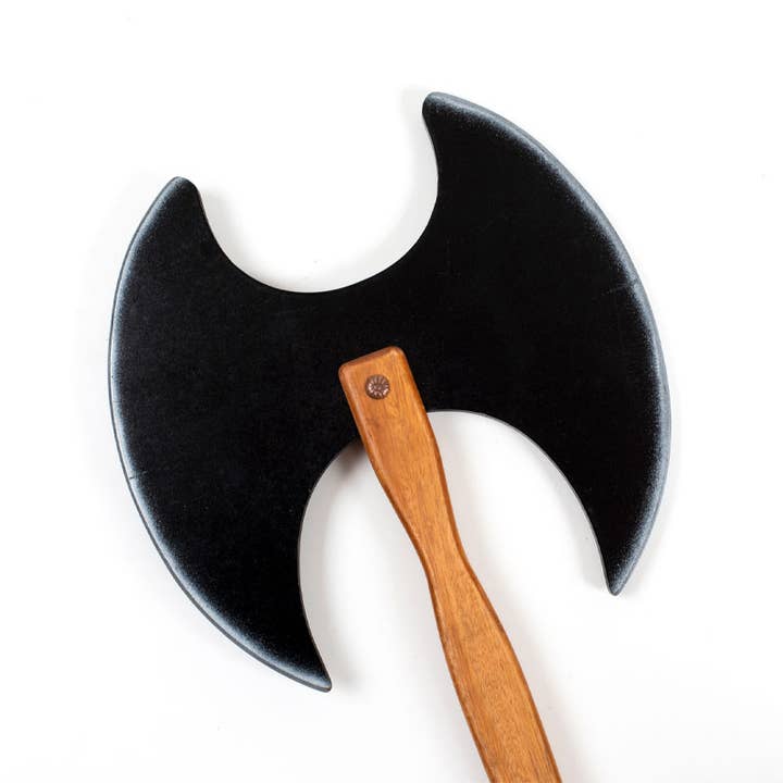 KALID MEDIEVAL - Wholesale Costume - Kids - AXE BLACK DOUBLE - ST5061