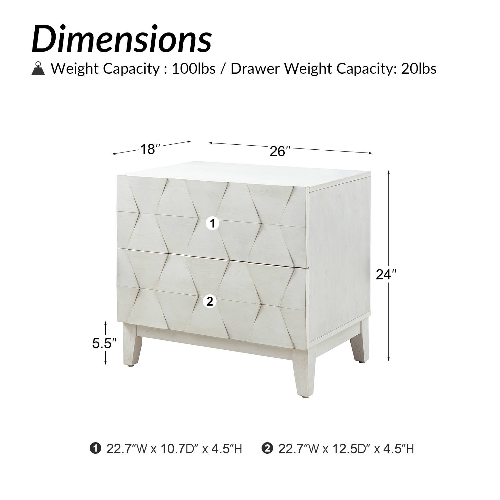 Karat Home - Wholesale Bedroom Furniture - Helga Nightstand6