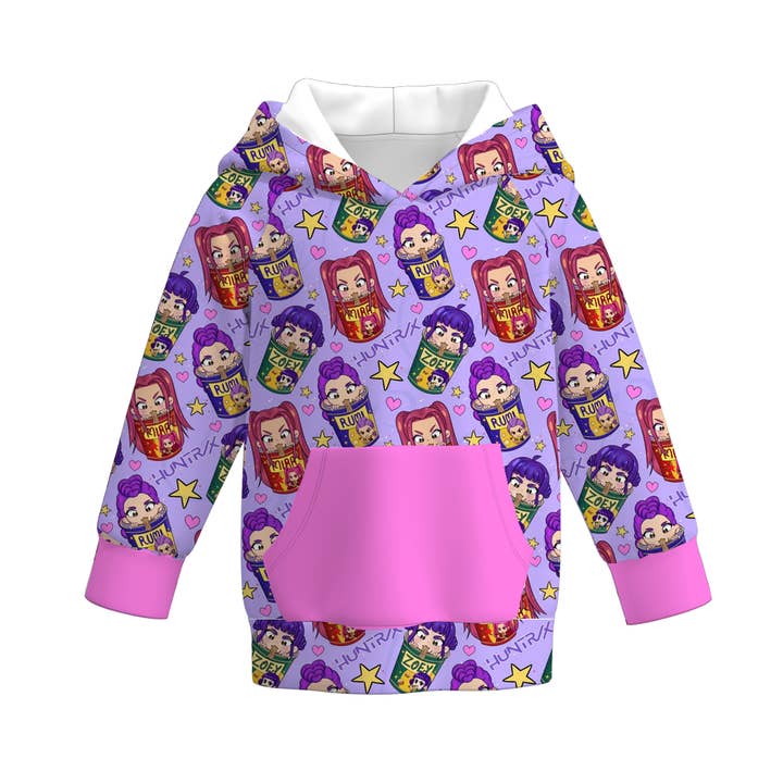 Auraquise - Wholesale Top & Pant Set - Kids - Kids Kpop Demon Hunters Themed Hot Seller Purple Collection