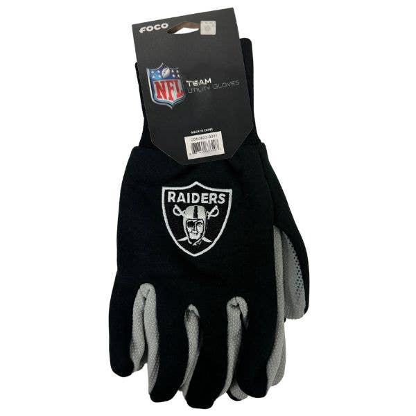 St. Louis Wholesale LLC - Wholesale Gloves - Unisex - Las Vegas Raiders Gloves - Team Utility Gloves