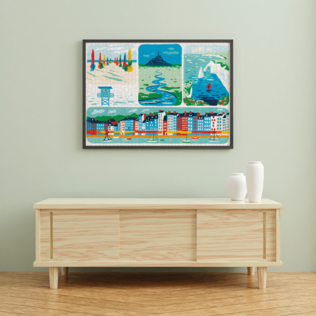 Aparté - Wholesale Puzzle - Adult - 1000-piece puzzle: Normandy1