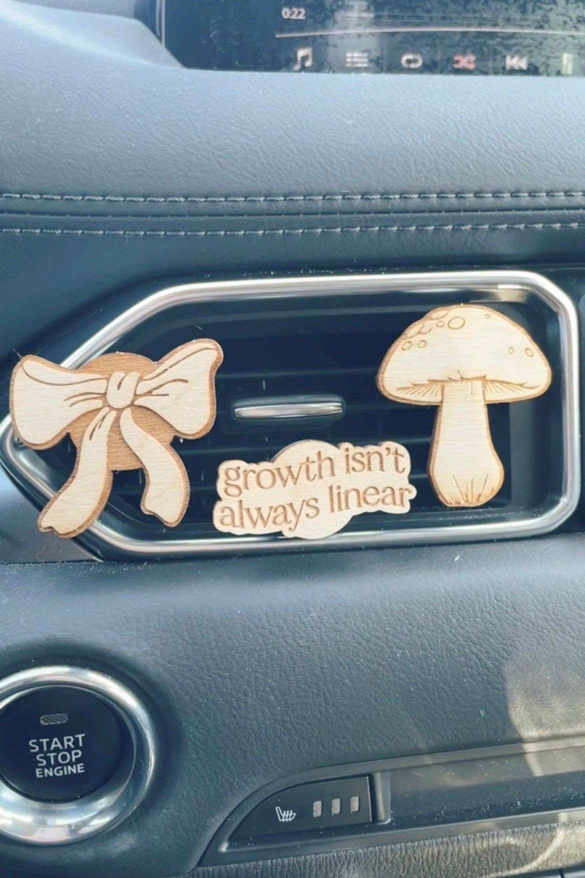 Ruth Artistry & Decor LLC – wholesale Car Freshener - Unisex – Growth Isn't Linear Vent Clip1