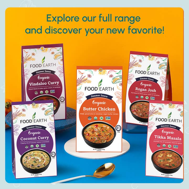 Food Earth - Vendita all'ingrosso Pasti pronti a lunga conservazione - Food Earth - Curry Vindaloo biologico 6