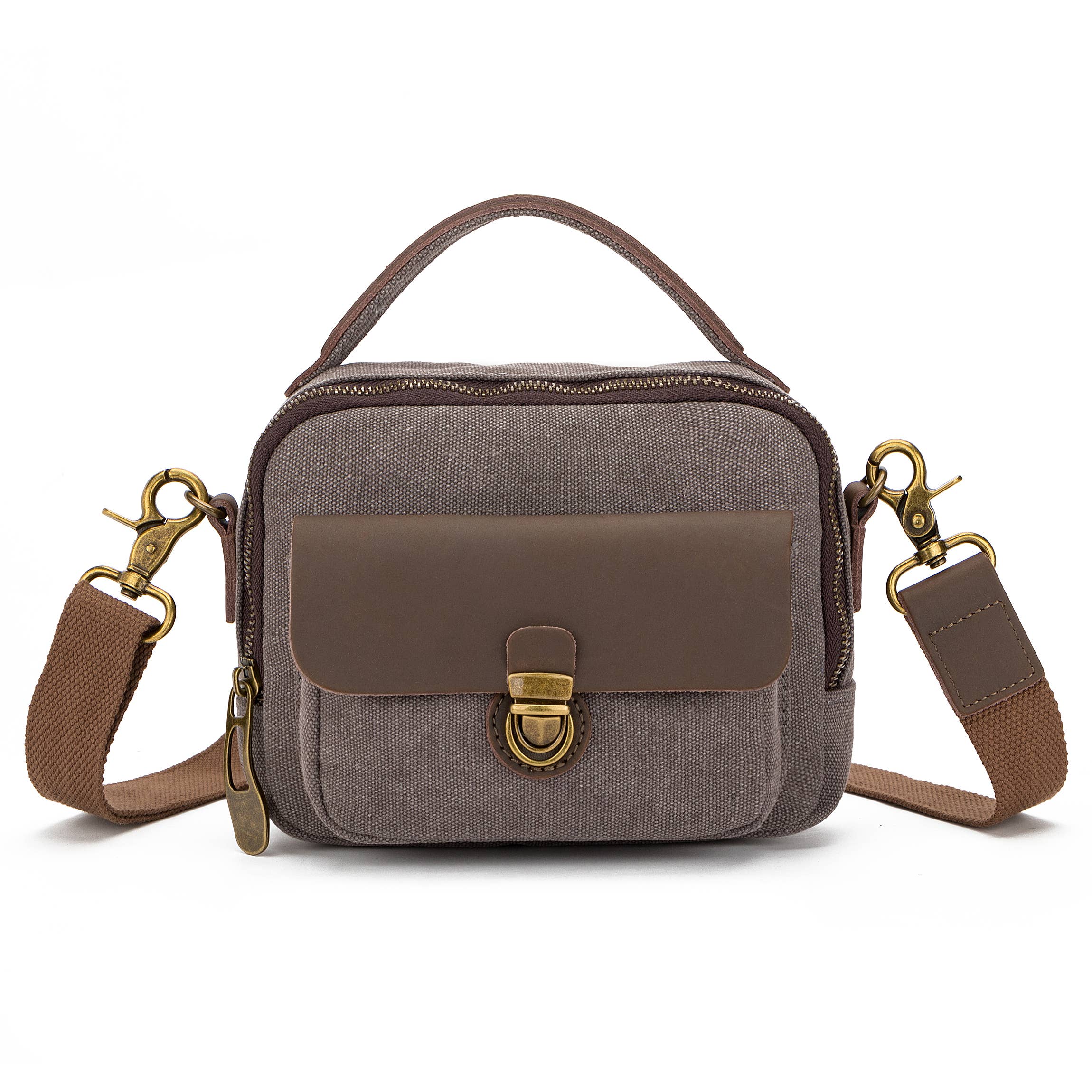 ZEDE PARIS – wholesale Messenger Bag – Women’s – Maison Blanche - Canvas and leather satchel16