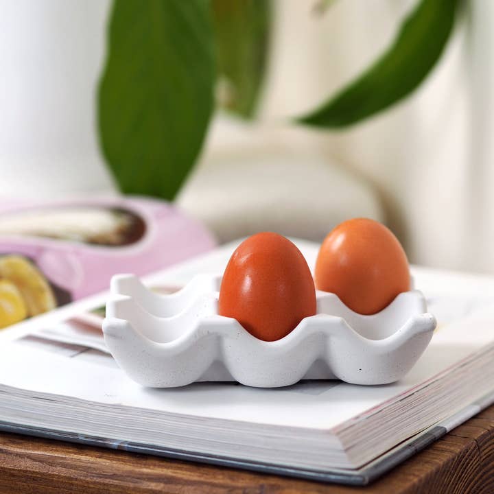 Feathered Oak - Wholesale Egg Cup/Holder - Concrete Egg Tray | Egg Storage5