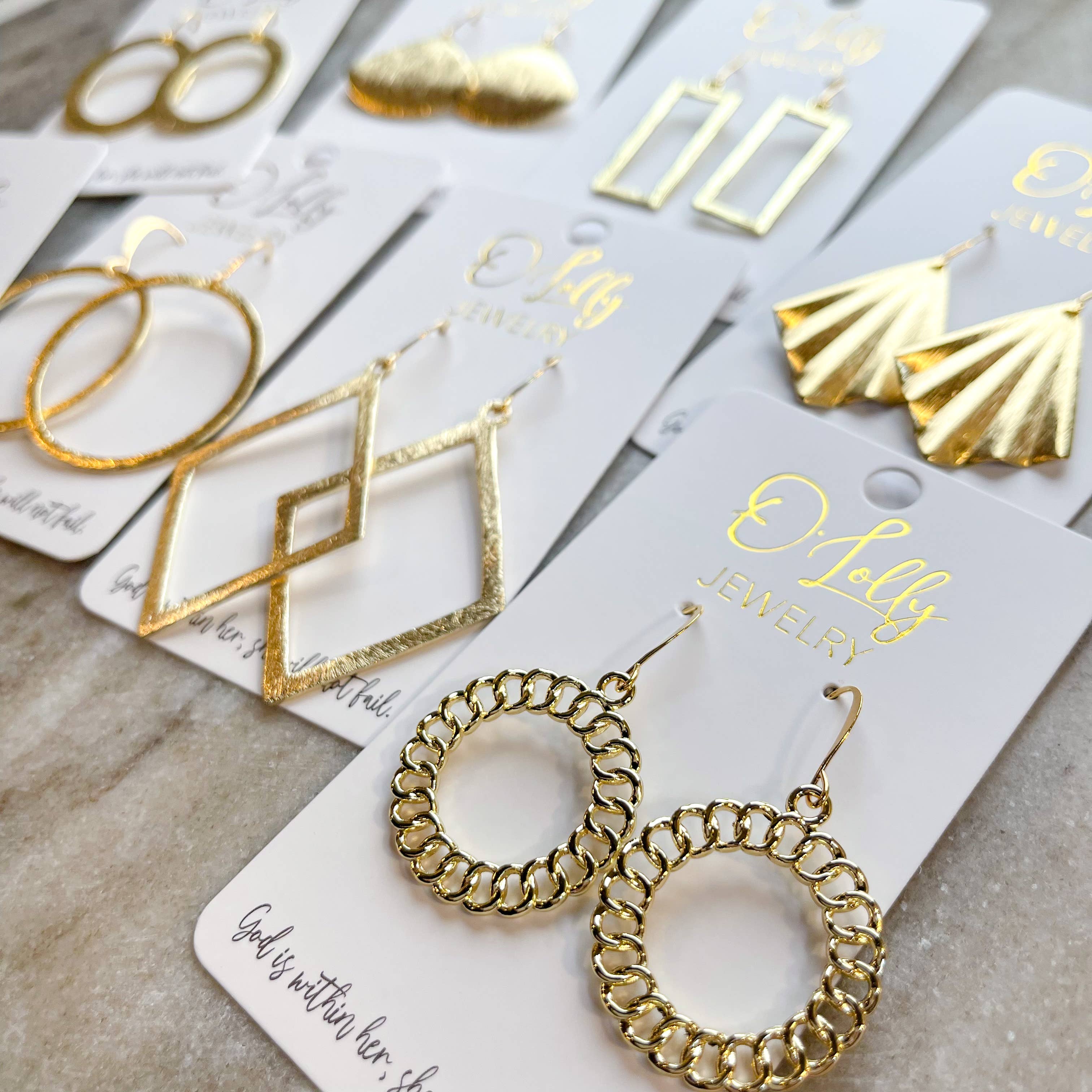 O’Lolly Jewelry - Wholesale Jewelry Set - Simple Golds SURPRISE Pack (10 pairs)1