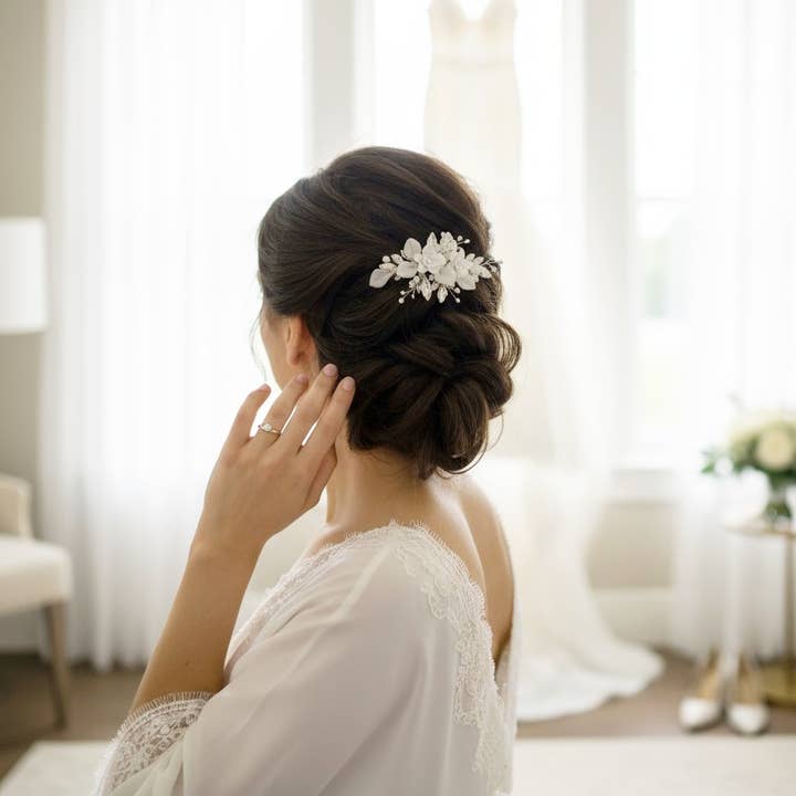 GOLDEN TREASURE HAARKAMM - HC270 für den Großhandel von Athena Bridal Jewellery