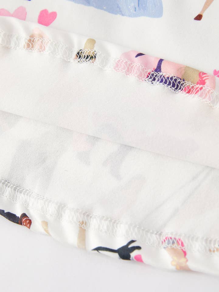 Rylee Faith Designs - Wholesale Dress - Kids - TS Print Milk Silk Short Sleeve Print Girls Dress11