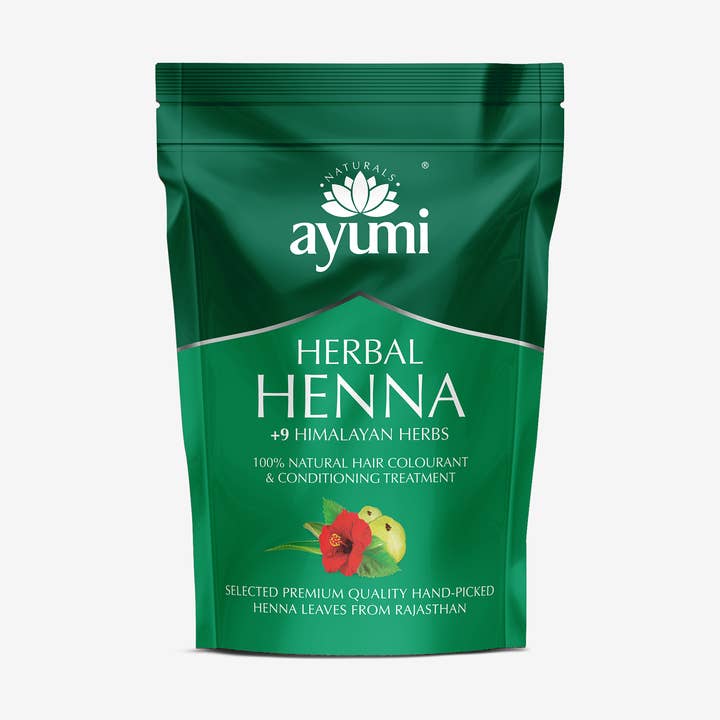 Herbal Henna + 9 Himalayan Herbs for wholesale by Ayumi Naturals