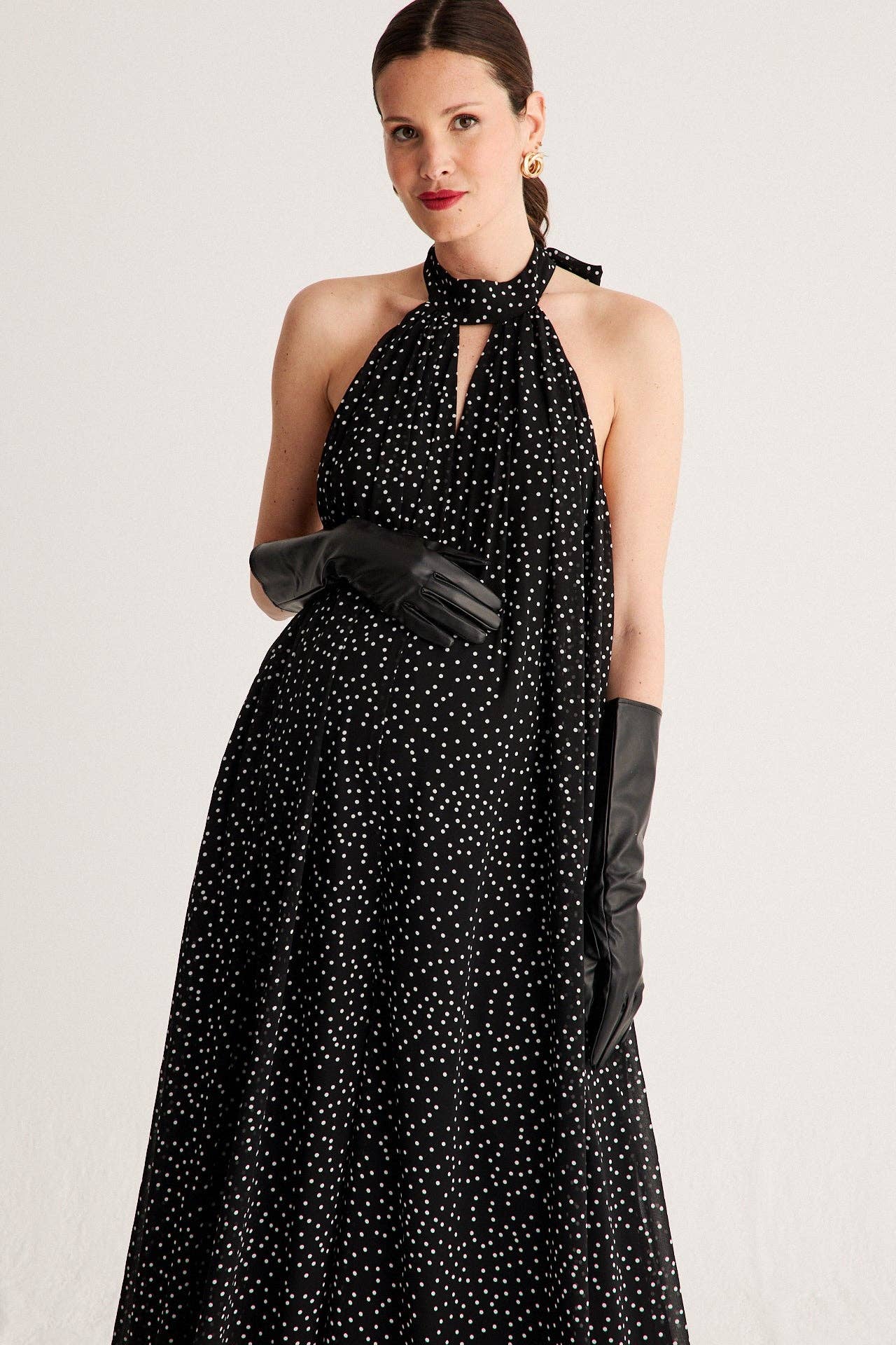 Bruna - Wholesale Handschoenen - Dames - Lange Zwarte Handschoenen · Madame ·1