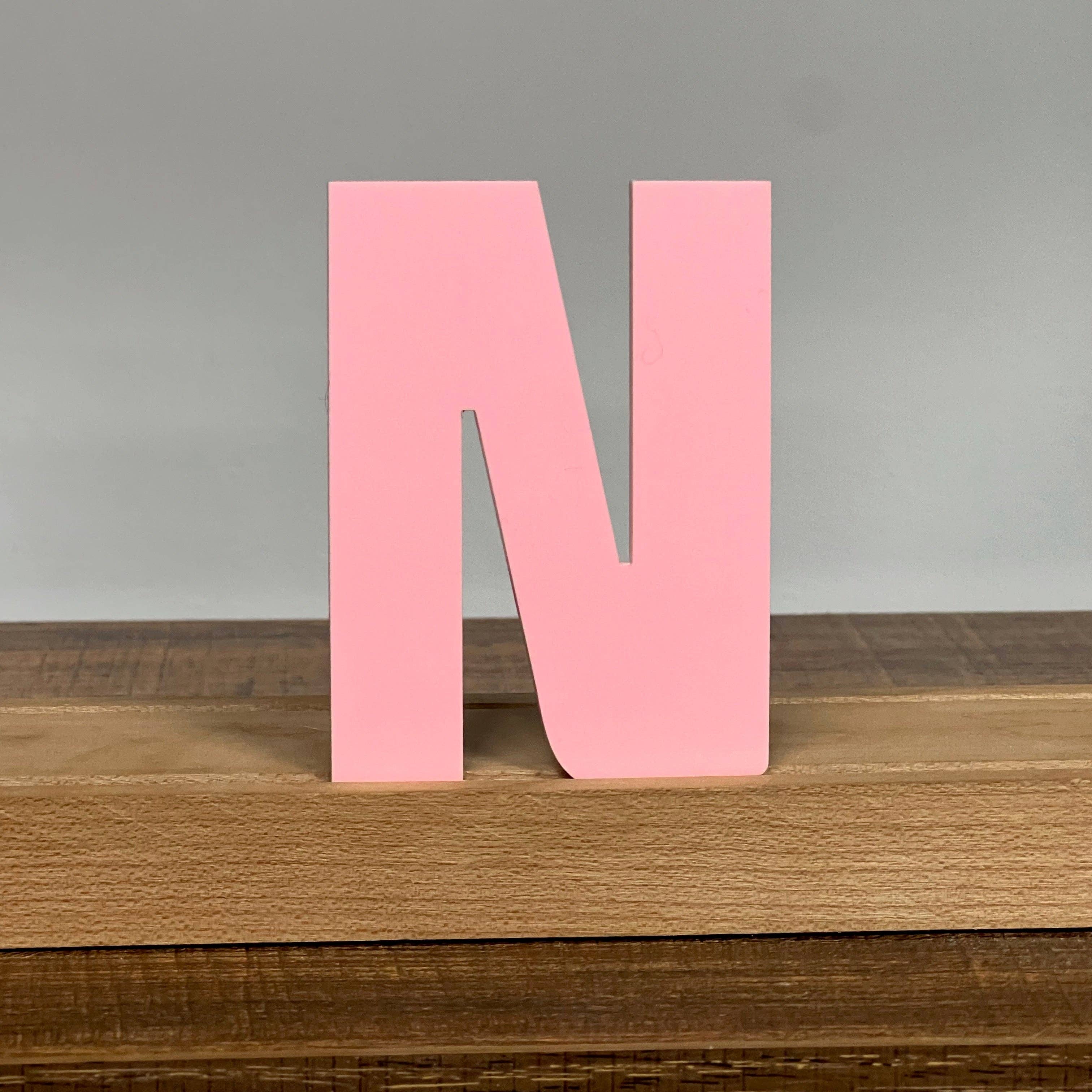 Artifacture - Wholesale Sign - Kryliq Individual Letters: 3" Craftsman Style- Matte Pastel Pink15