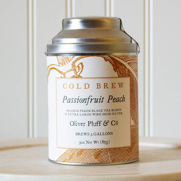 Passionfruit Peach Cold Brew for wholesale by Oliver Pluff & Company