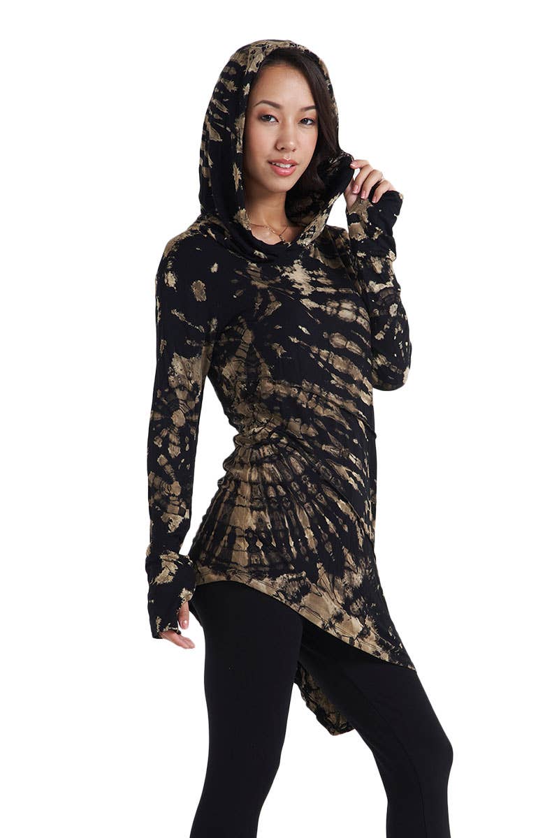 Kathmandu Imports - Wholesale Tunic – Women’s - Long-sleeve Tie-dye Tunic (TH-1296)