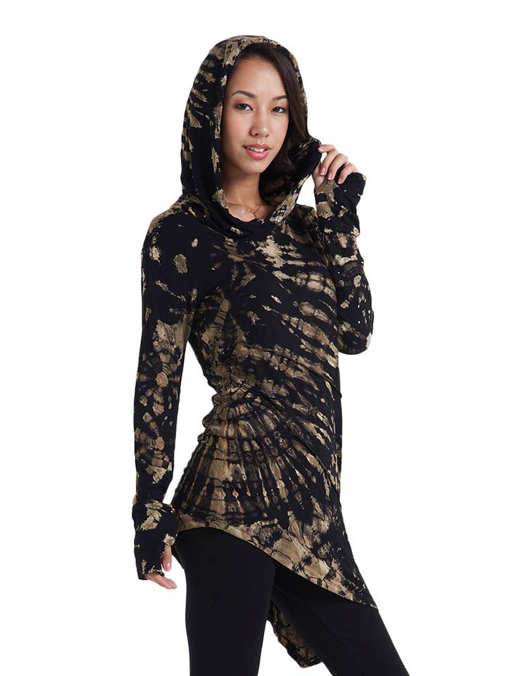 Kathmandu Imports - Wholesale Tunic – Women’s - Long-sleeve Tie-dye Tunic (TH-1296)0