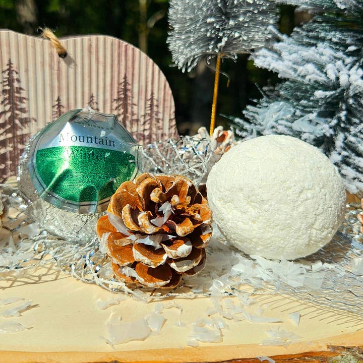 Mountain Winter Bath Bomb for wholesale by North Georgia Provisions Co.