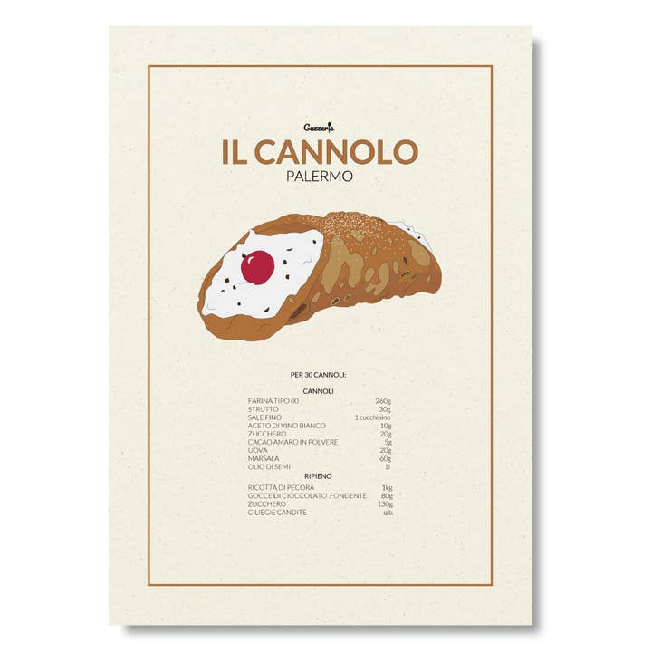 Guzzerie - Wholesale Art Print - THE CANNOLO