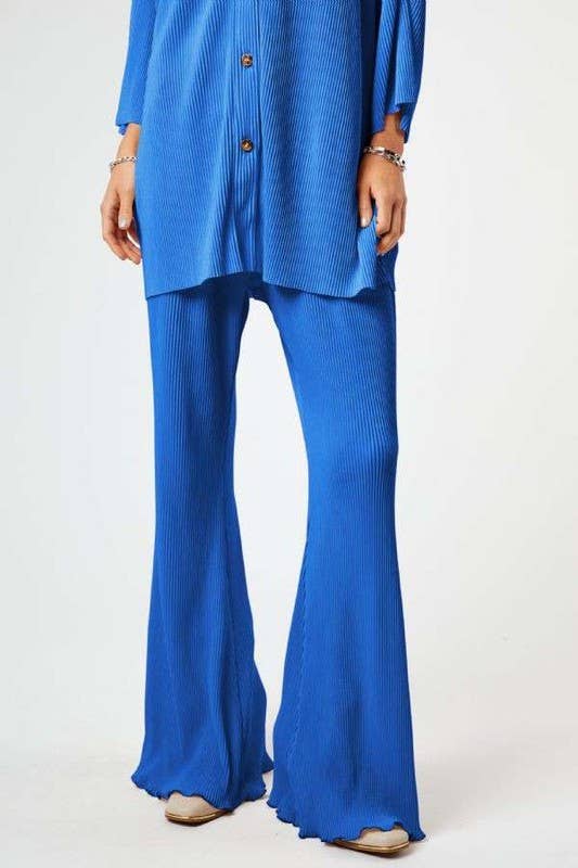 Davi & Dani - Wholesale Broek - Dames - BELBROEK MET GERIMPELDE PLOOIEN EN ELASTISCHE TAILLEBAND5