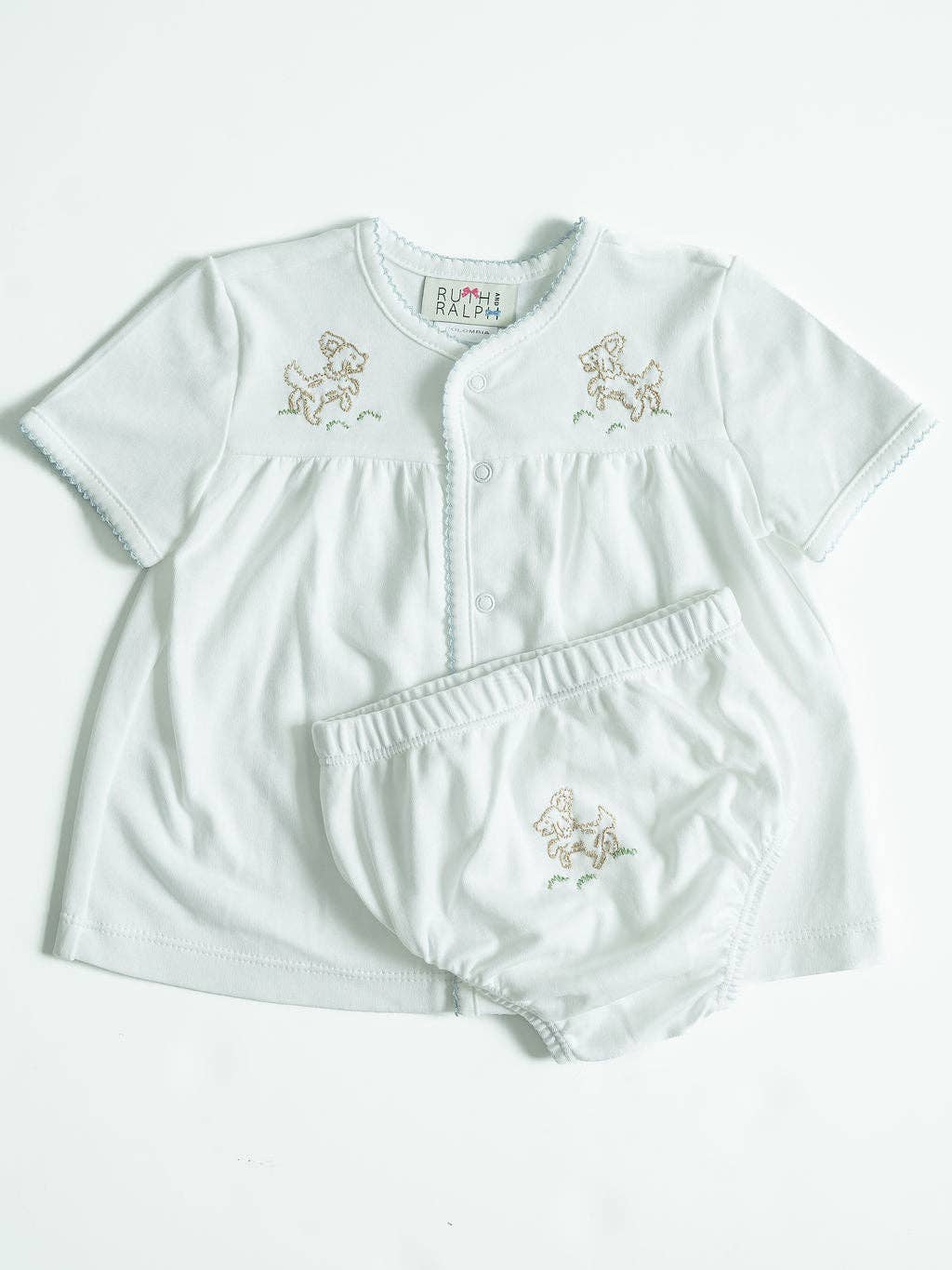 Ruth and Ralph - Wholesale Clothing Set - Baby - Puppy Layette Set1