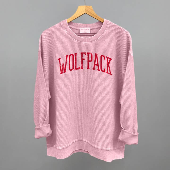 Ivy + Cloth - Wholesale Screen Printed T-Shirt - Women's - Wolfpack Arch9