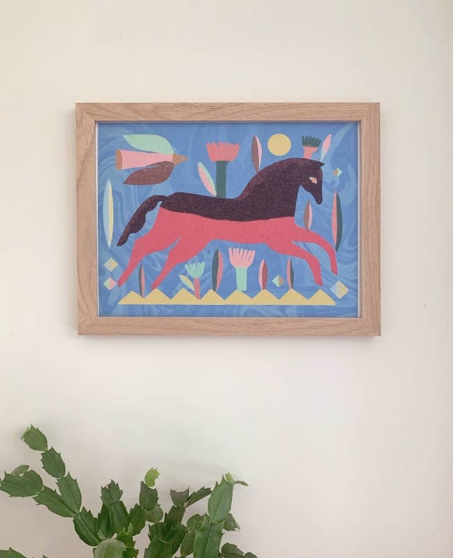 HASTUDIO - Wholesale Art Print - Red Horse - Art Print 8.5" x 11"1