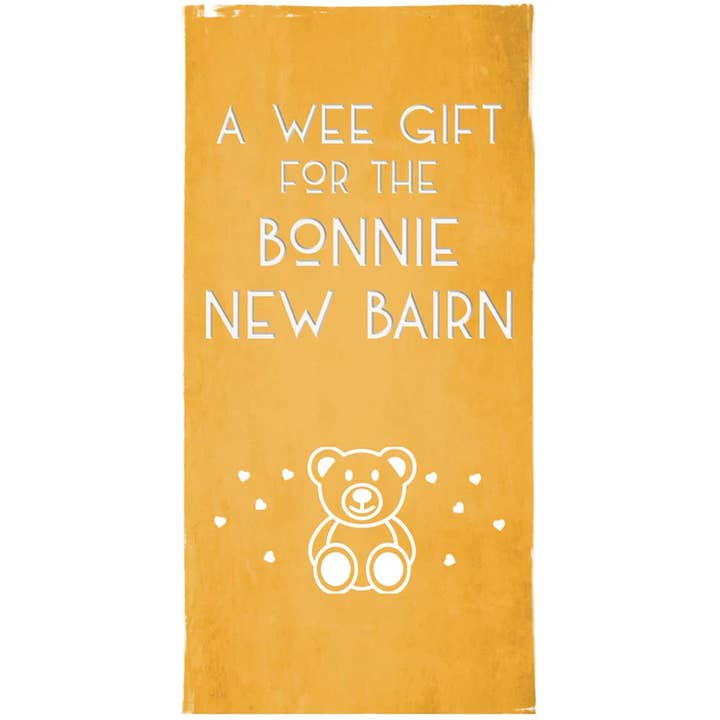 Bonnie New Bairn Money Wallet Card for wholesale by Spindrift Designs