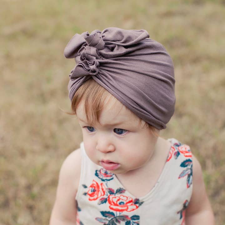 BluTaylor® - Wholesale Baby Headwrap - Baby - Vintage Head Wrap Hat - Pebblestone3