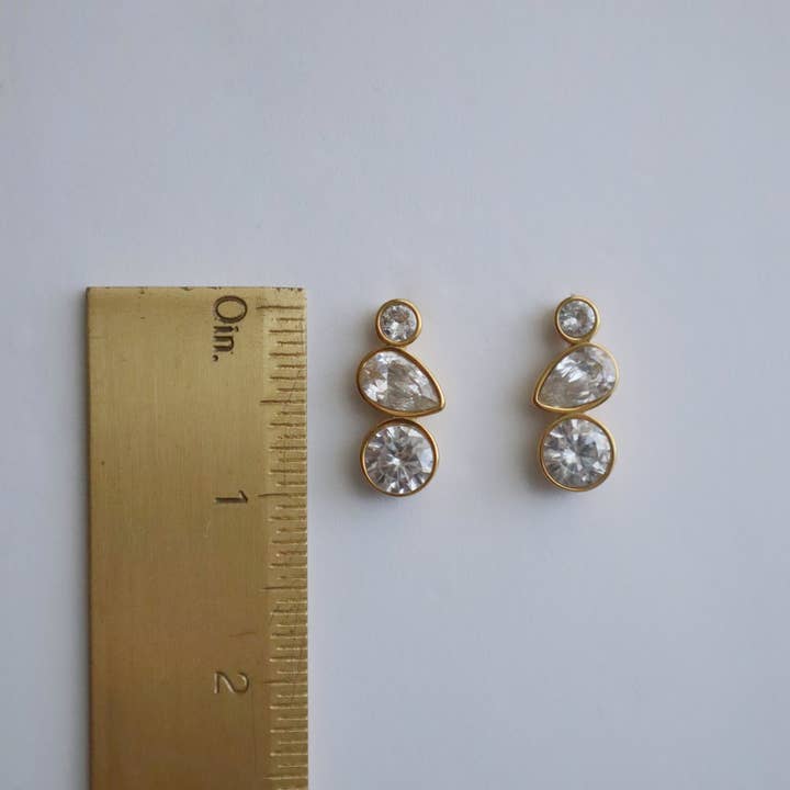 JESSA Jewelry - Wholesale Stud/Post Earrings - Simone Earring | Statement Earrings