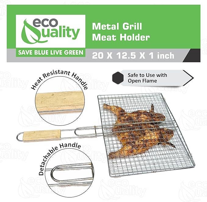 EcoQuality - Wholesale Outdoor Grill Tools - BBQ Grill Basket1