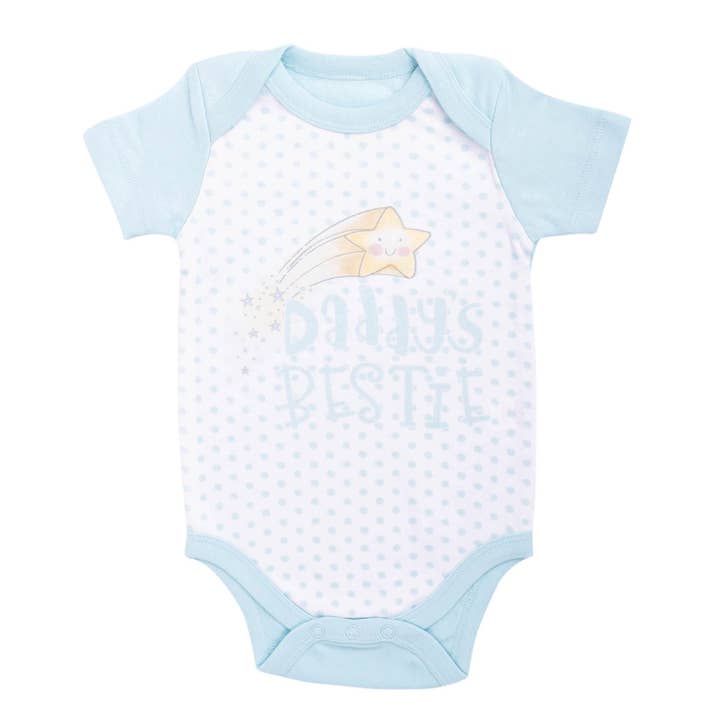 Bodysuit: Daddy's Bestie,3-6 mo. for wholesale by Divinity Boutique
